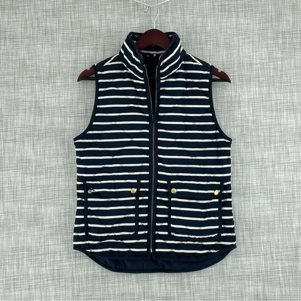 J. Crew Womens Size Xs Full Zip Down Filled Puffer Vest 1240